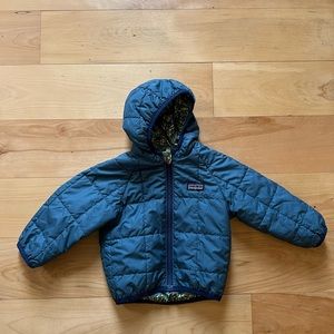 Patagonia infant nano puff jacket reversible with hood